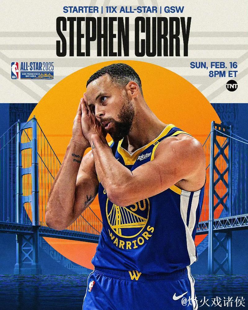 NBA2025全明星首发阵容公布：詹姆斯、杜兰特、库里再度携手出征